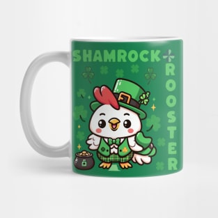 Shamrock Rooster Chicken Humor Mug